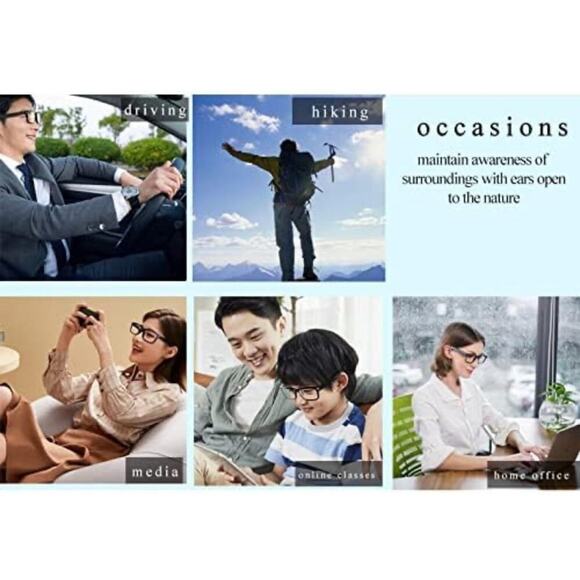 Bluetooth Glasses,New Wireless Bluetooth Glasses,Smart Audio,Indoor Outdoor - Picture 6 of 6